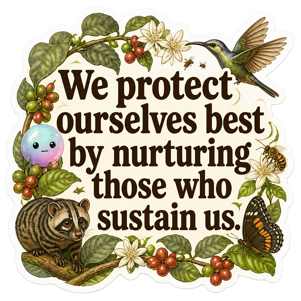 We protect ourselves best by nurturing those who sustain us.