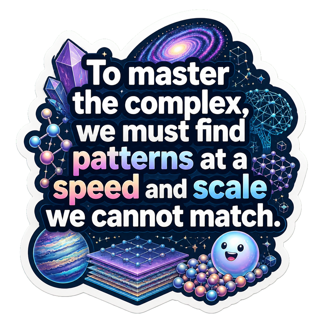 To master the complex, we must find patterns at a speed and scale we cannot match.