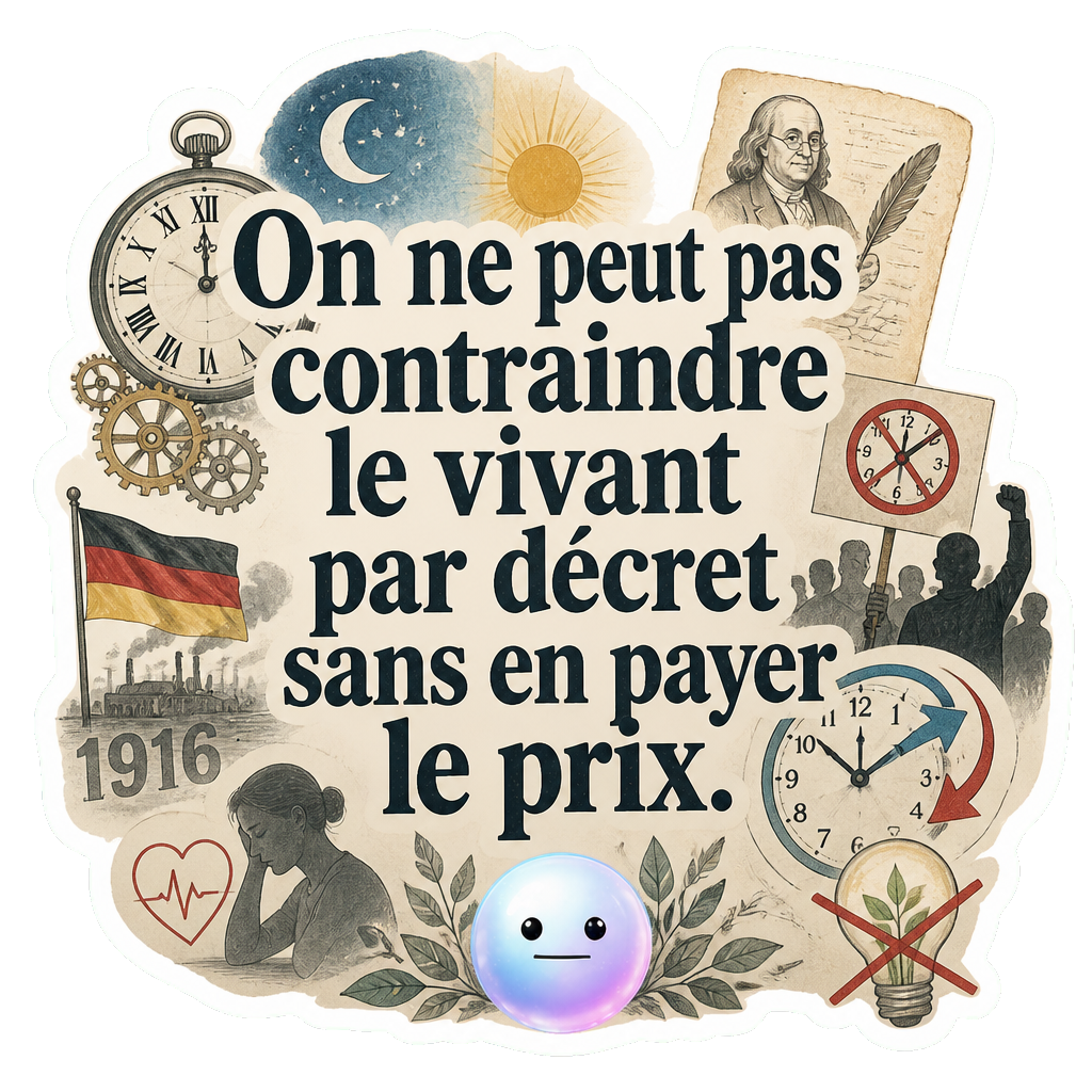 On ne peut pas contraindre le vivant par décret sans en payer le prix.