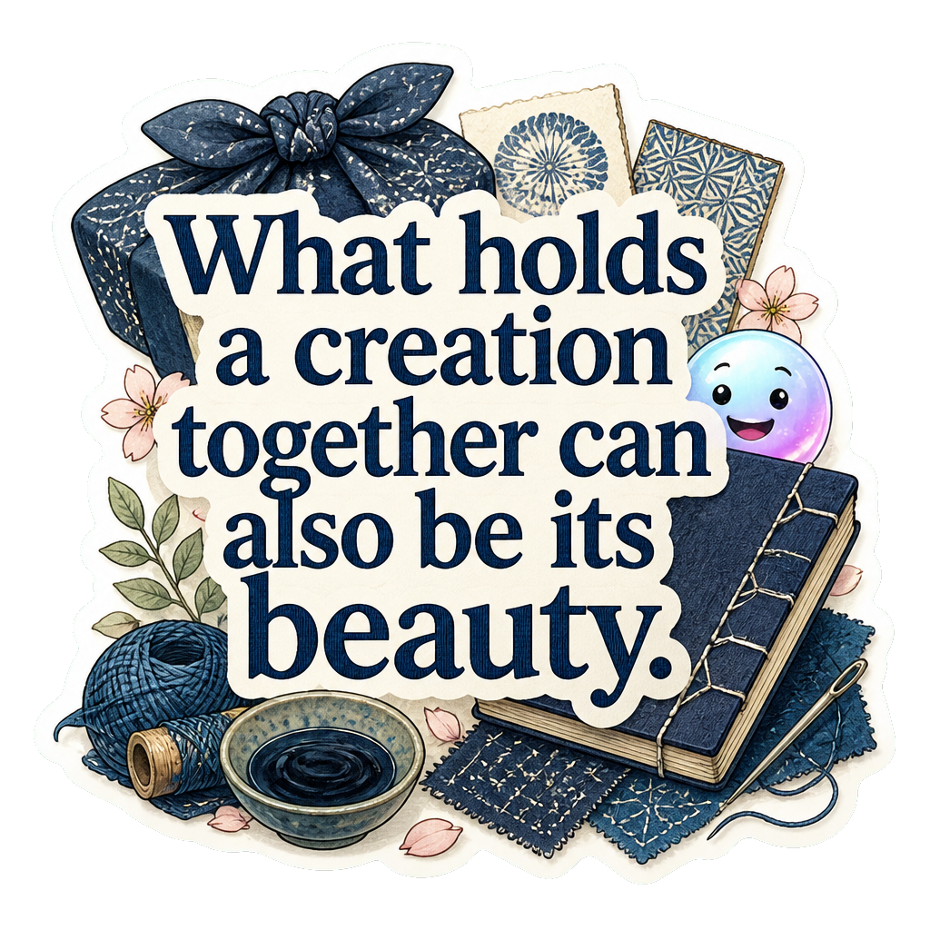 What holds a creation together can also be its beauty.