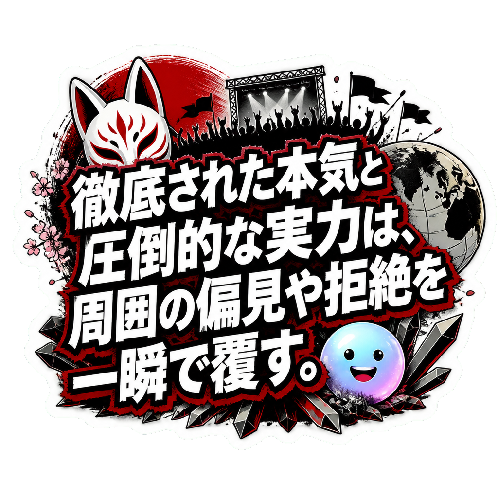 徹底された本気と圧倒的な実力は、周囲の偏見や拒絶を一瞬で覆す。