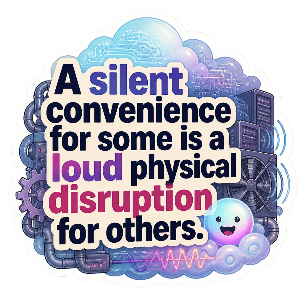 A silent convenience for some is a loud physical disruption for others.