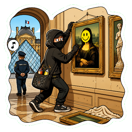 Hide sticker