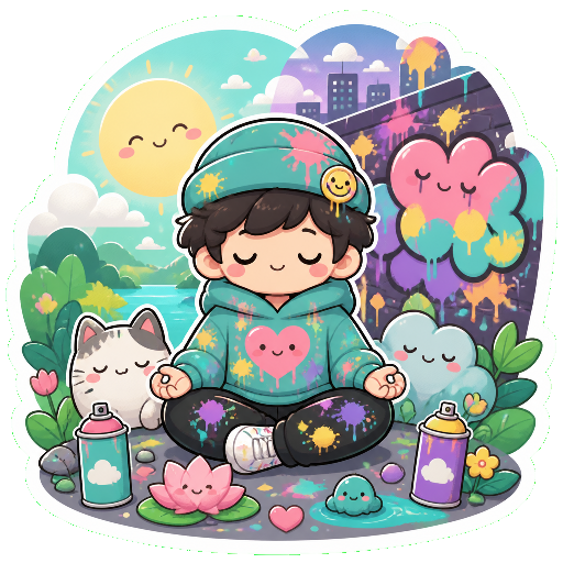 Hide sticker