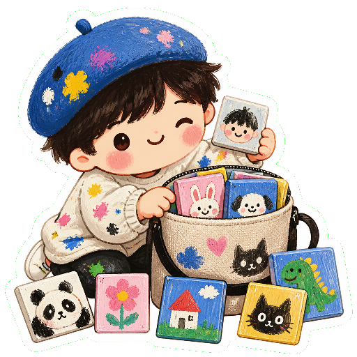 Hide sticker