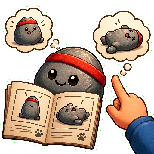 Hide sticker