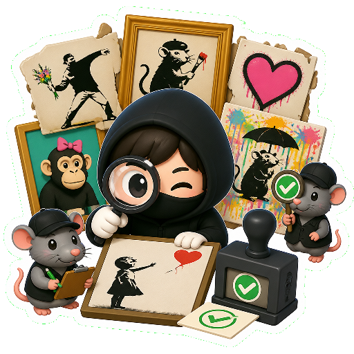 Hide sticker