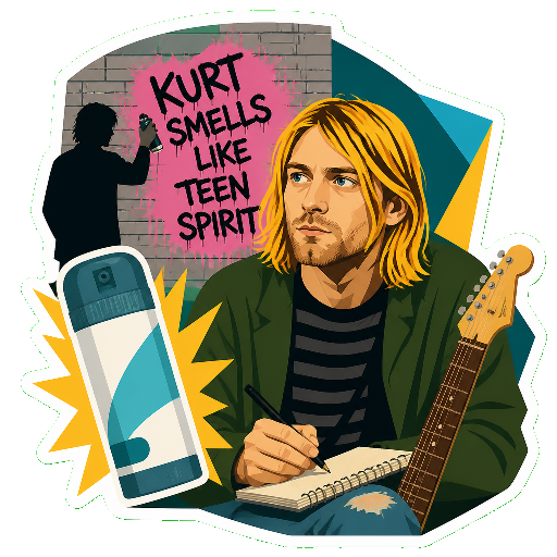 Hide sticker