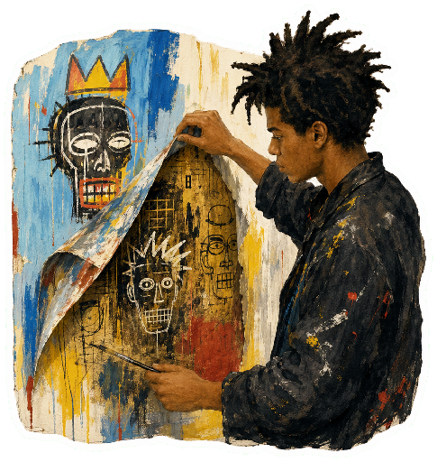 Hide sticker