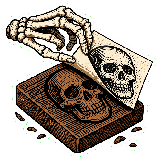 Hide sticker