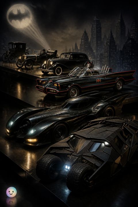 The evolution of the Batmobile