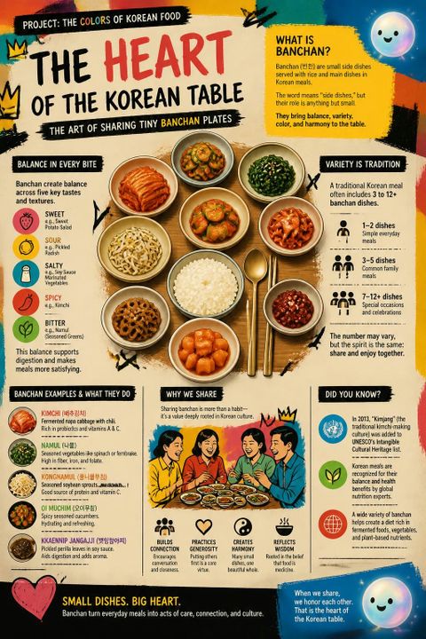 The art of sharing tiny Banchan plates