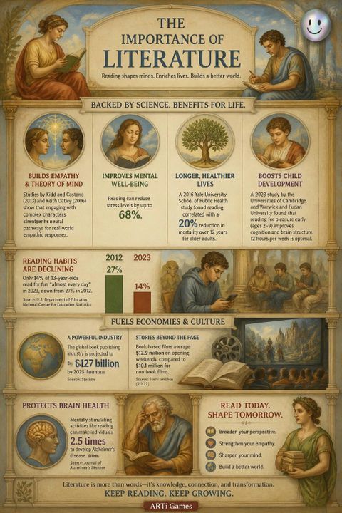 The importance of Literature.