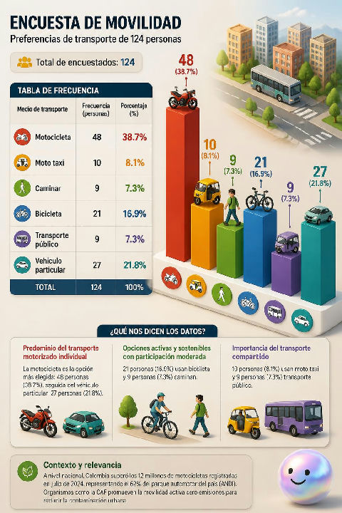 Commuters choose motorcycles and bicycles nearly eight times more than public transit.