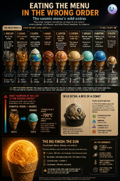 Your body digests the same cosmic menu differently depending on your first bite.