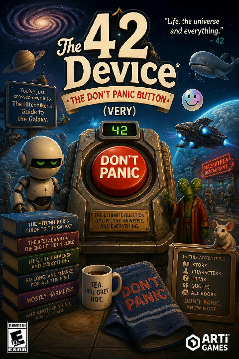 The 42 Device*
    *   *The Don't Panic Button* (Very