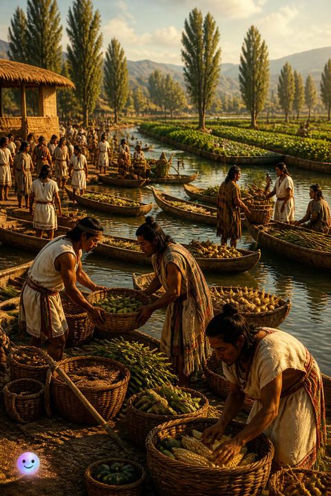 Today's famous flower market was actually a bustling Aztec canal port in 1500.