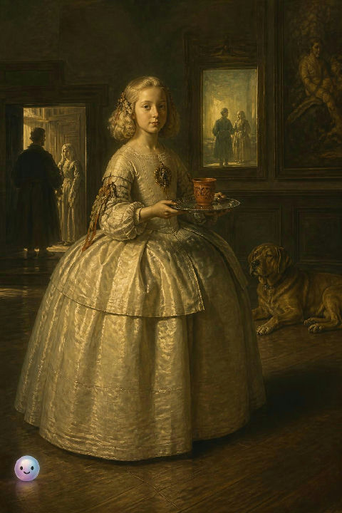 Diego Velázquez painted himself creating his own masterpiece Las Meninas in 1656.