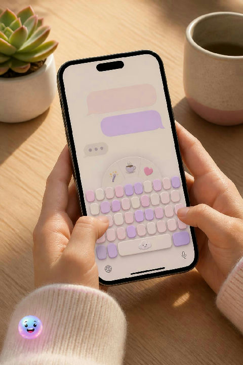 The Acti keyboard offers cute themes to make everyday mobile typing more cheerful.
